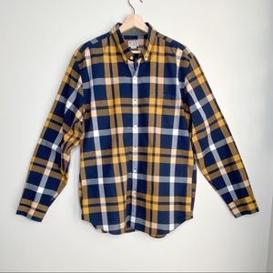 J. Crew woven plaid shirt